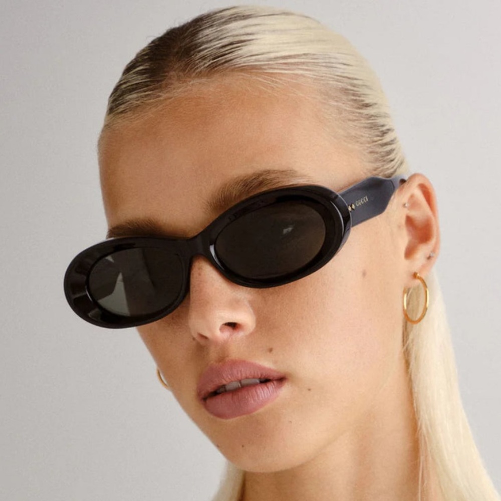 Gucci Thickness 54MM Oval Sunglasses w/ Case